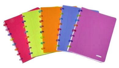 A4 Tutti-Frutti Notebook with White Lined Pages