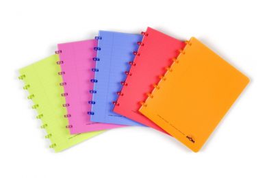 A5 Techno Notebook with White Lined Pages