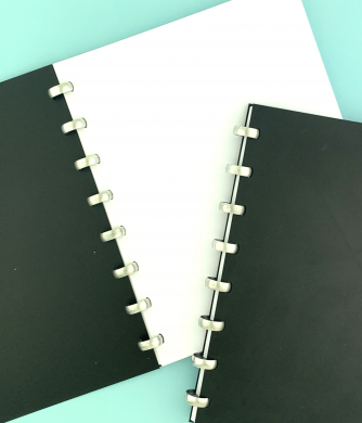 A5 Exec Notebook with White Blank Pages