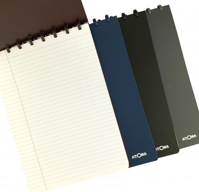 Pro style notepads with serious-looking covers, matching discs and white 90gsm paper